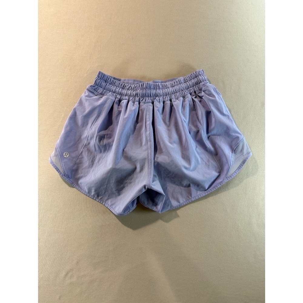 Lululemon Hotty Hot Shorts 4" High Rise Purple Athletic Running Women - Picture 2 of 5